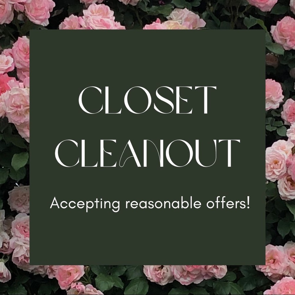 Closet cleanout
